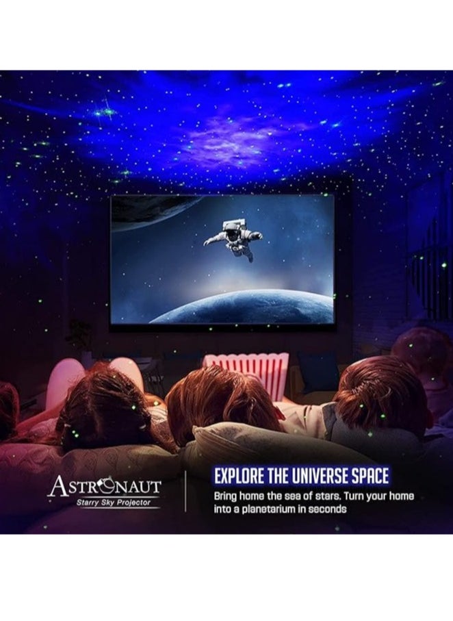 Tobeape - Tobeape®Star Projector Galaxy Night Light Space Projector For Astronauts, Led Ceiling Light With Star Nebula, Timer And Remote Control, Aesthetic Decor For Children'S Room - Image 1