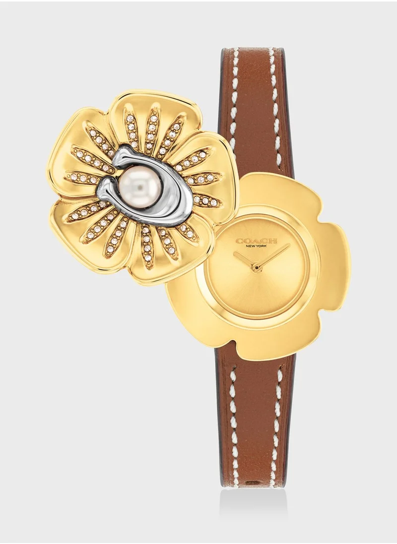 COACH Tea Rose New Family Analog Watch