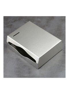 NIBEMINENT Wall Mounted Paper Towel Dispenser Silver 27.3 x 8.7 21.5cm  - Image 4