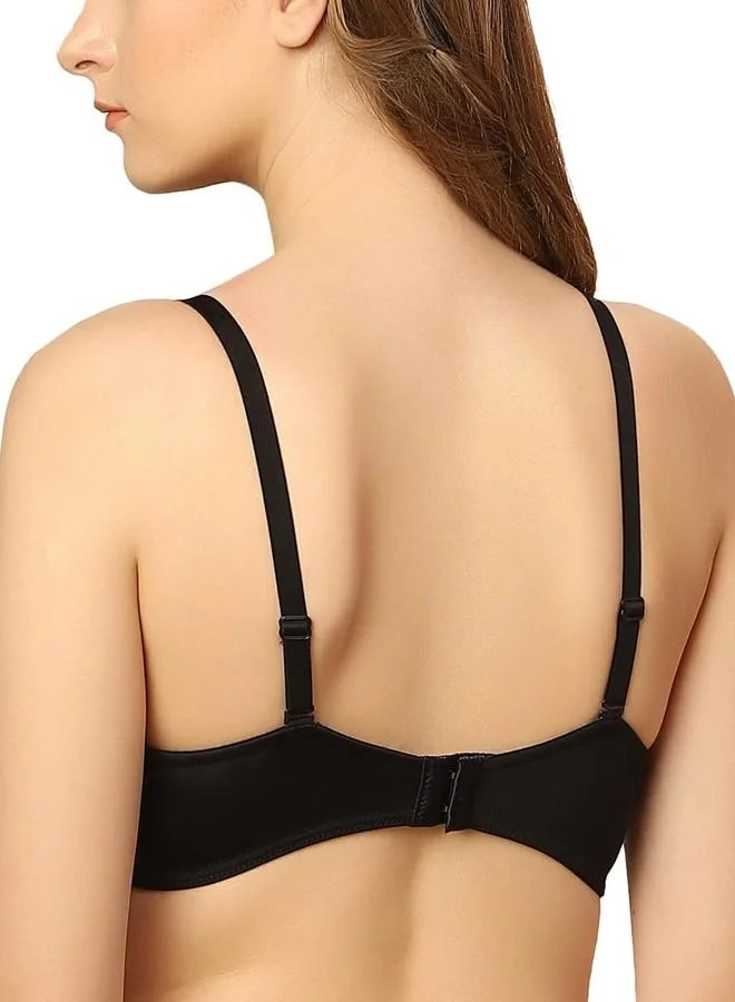 ترايامف Triumph International Women's Polyamide Wired Casual Bralette Bra (10215546_Black)