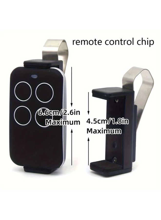 Universal Black Car Sun Visor Clip Holder For Garage Remote Keys Adjustable - Image 4