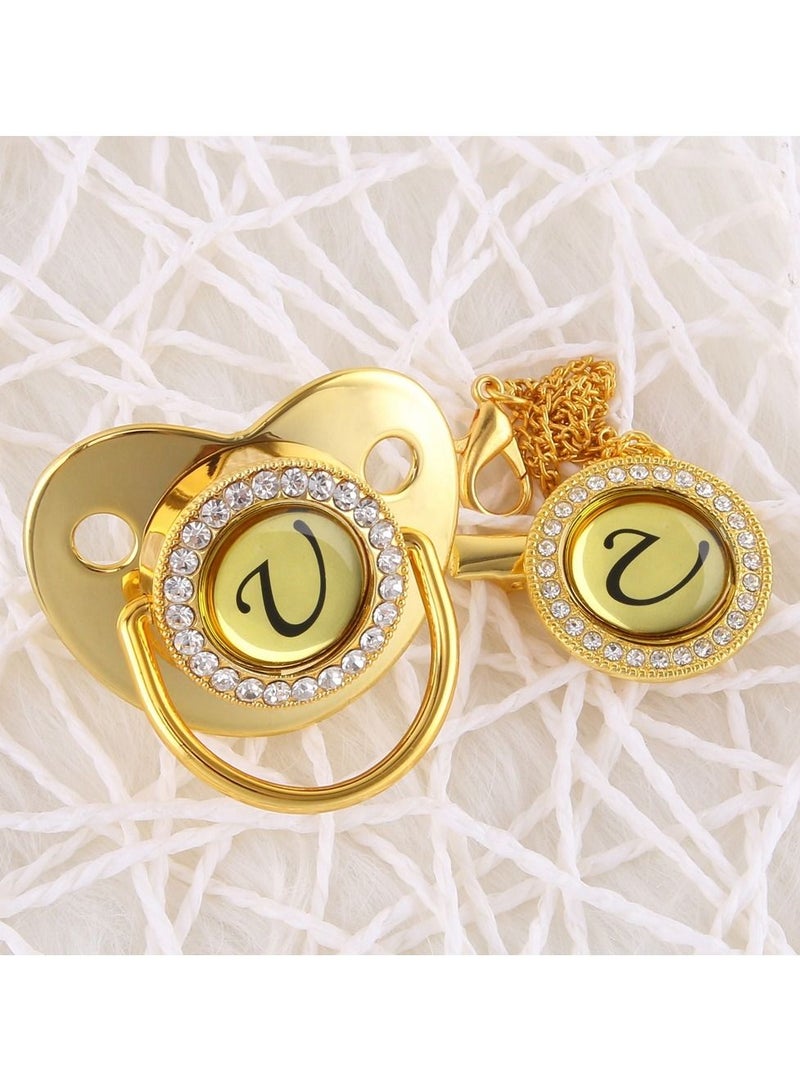 Loquat Alphabet Pacifier With Pacifier Clip