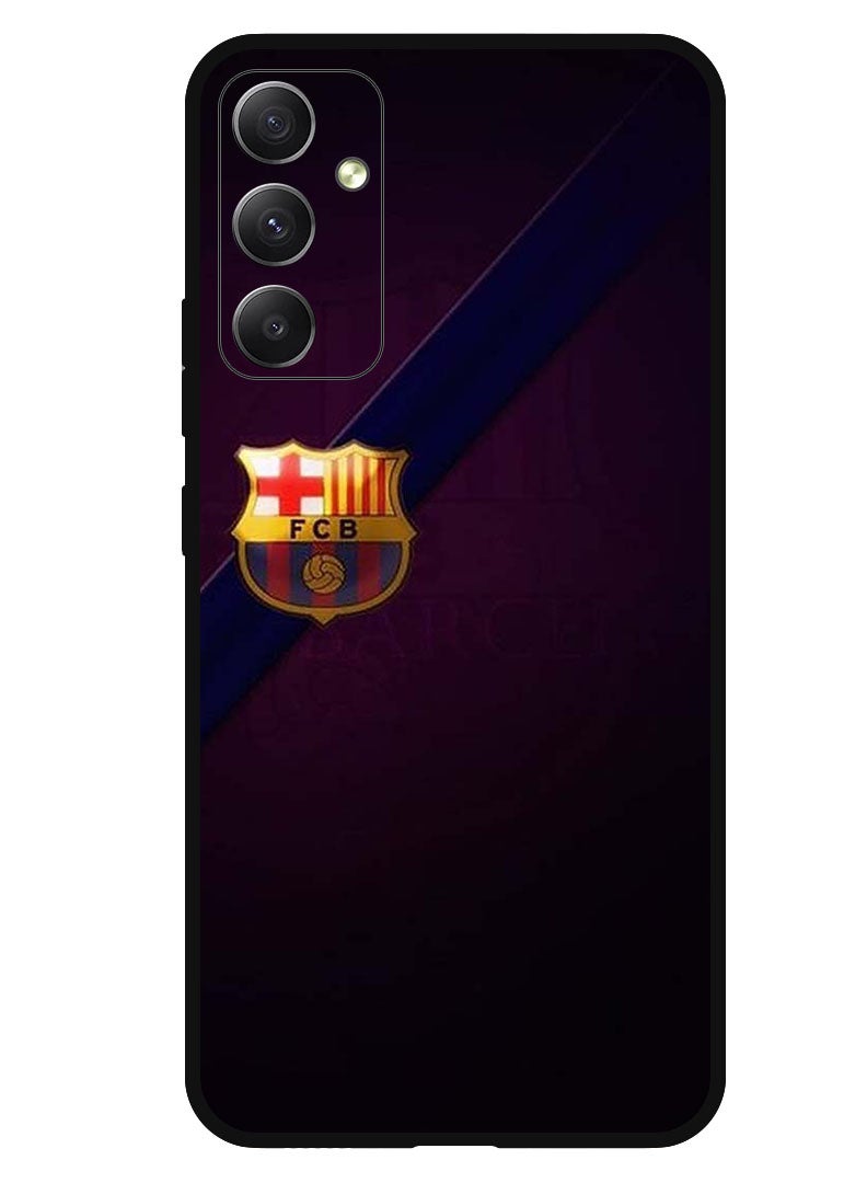 Theodor Protective Case Anti Scratch Shock Proof Bumper Cover For Samsung Galaxy M54 Minimal Barca Logo - Image 1