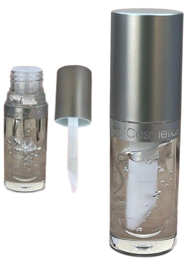 Sandra Cosmetics Crystal Clear Lip Gloss Gel Ultra High Shine Plumping Formula Long Lasting Moisturizing Transparent Lip Gloss for Fuller Lips Non-Sticky Lightweight Hydrating Lip Treatment Volumizing Glossy Finish Makeup Perfect for Bare Lips or Over Lipstick Professional Smooth Application Glass Skin Effect 10ml - Image 3
