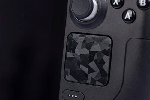 Luck&Link Touchpad Protector Steam Deck/OLED,Protective Skin Texture Sticker for Steamdeck Touch Trackpads,High end Textured Skin Luck&Link(Broken Diamonds-Black) - Image 3