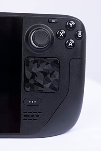Luck&Link Touchpad Protector Steam Deck/OLED,Protective Skin Texture Sticker for Steamdeck Touch Trackpads,High end Textured Skin Luck&Link(Broken Diamonds-Black) - Image 4