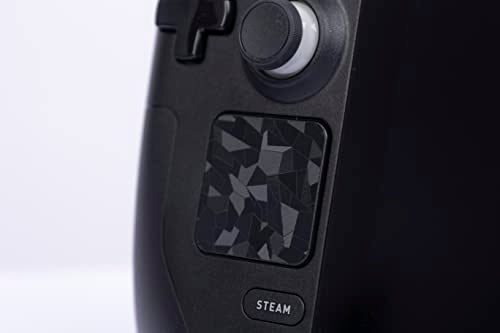Luck&Link Touchpad Protector Steam Deck/OLED,Protective Skin Texture Sticker for Steamdeck Touch Trackpads,High end Textured Skin Luck&Link(Broken Diamonds-Black) - Image 2