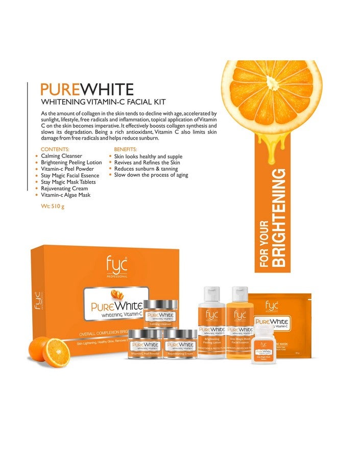 FYC مجموعة فاي سي وايفي لمستحضرات التجميل فيتامين سي الأبيض النقي للوجه - Image 3