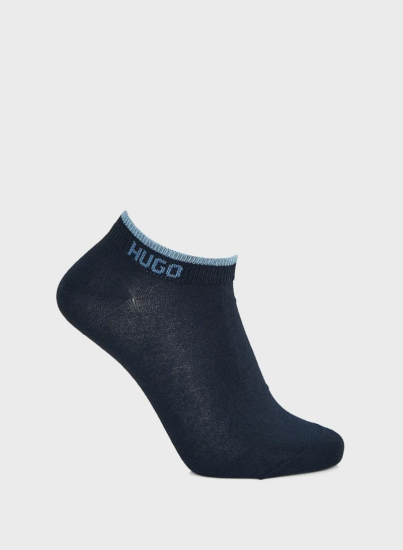 HUGO 2 Pack Logo Socks