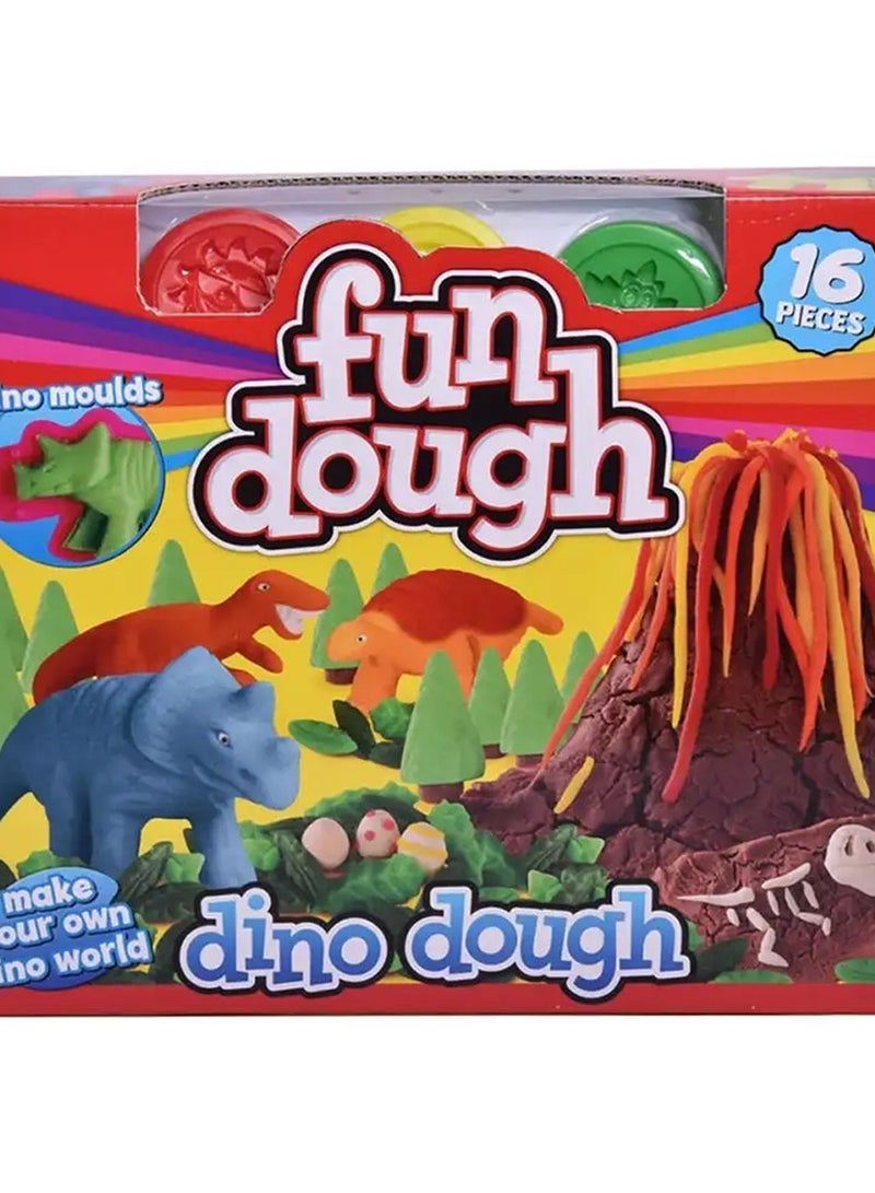 HALSALL Fun Dough - Dino Dough Set - Image 2