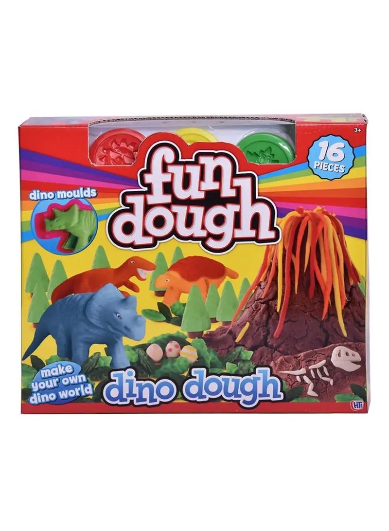 HALSALL Fun Dough - Dino Dough Set - Image 1