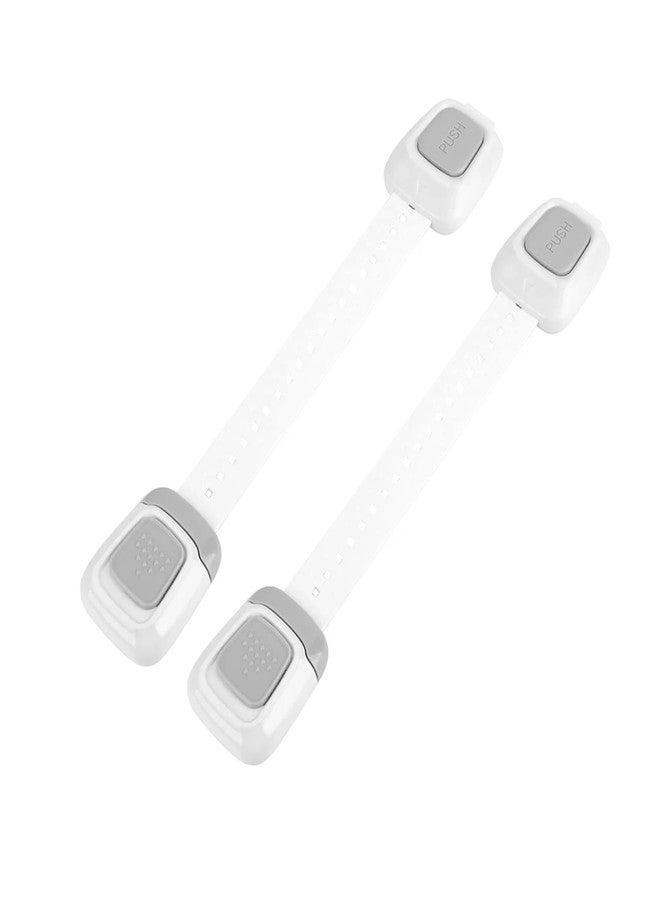 Potency Baby Locks (2-Pack) Child Safety Cabinet Proofing - Safe Quick and Easy 3M Adhesive Cabinet Drawer Door Latches No Screws & Magnets Multi-Purpose for Furniture Kitchen Ovens Toilet Seats - Image 1
