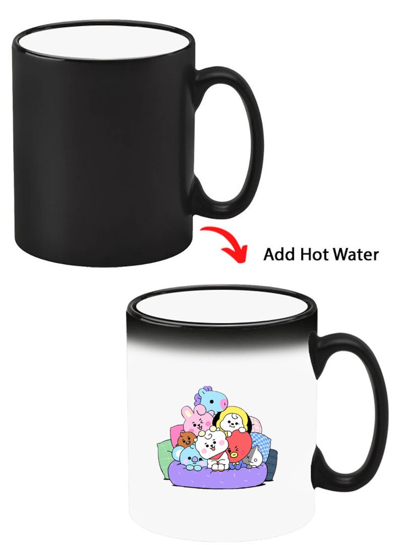 Theodor Color Changing Heat Sensitive Ceramic Mug, Image Revealed When HOT Liquid is Added! cute pets - Image 1