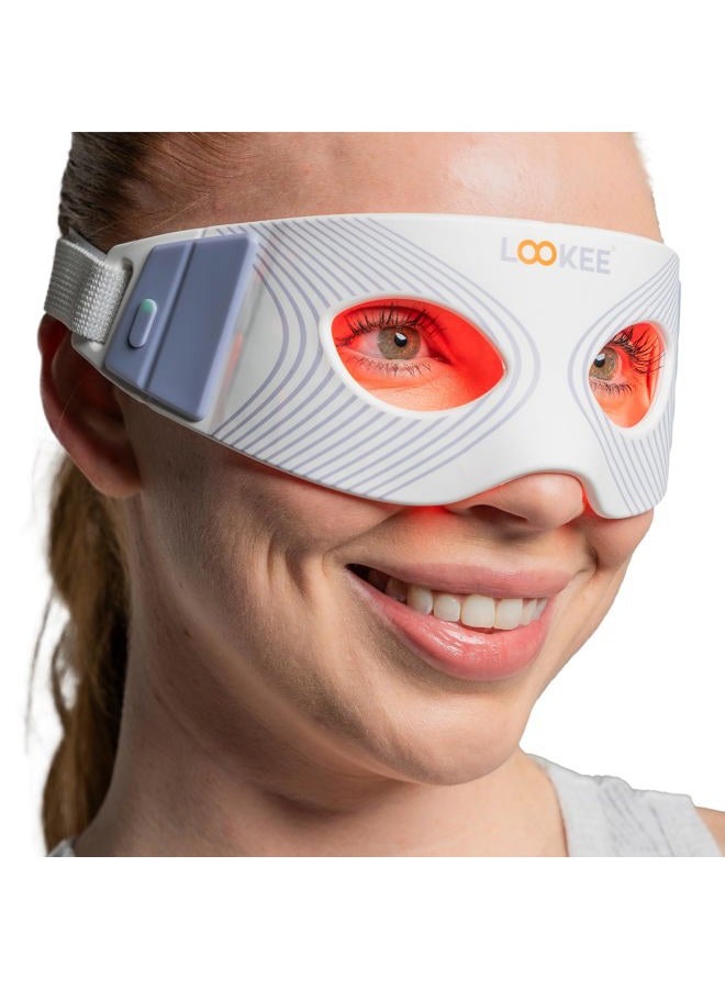 LOOKEE ReviveGlow Pro LED Eye Rejuvenator Red Light Therapy | Anti-Aging, Fine Lines & Wrinkle Reduction, Mood & Sleep Improvement - Image 1