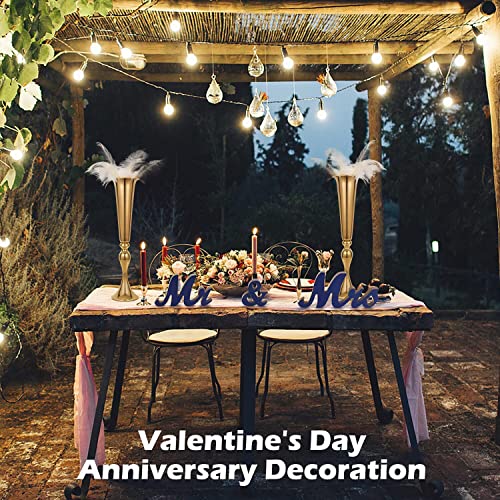 Lovecat Set of 2 Metal Trumpet Vases for Table Centerpieces, Anniversary Celebration Wedding Party Dinner Table Centerpieces, Wedding Decorations, 21.9"/55.5cm Gold Vases - Image 4