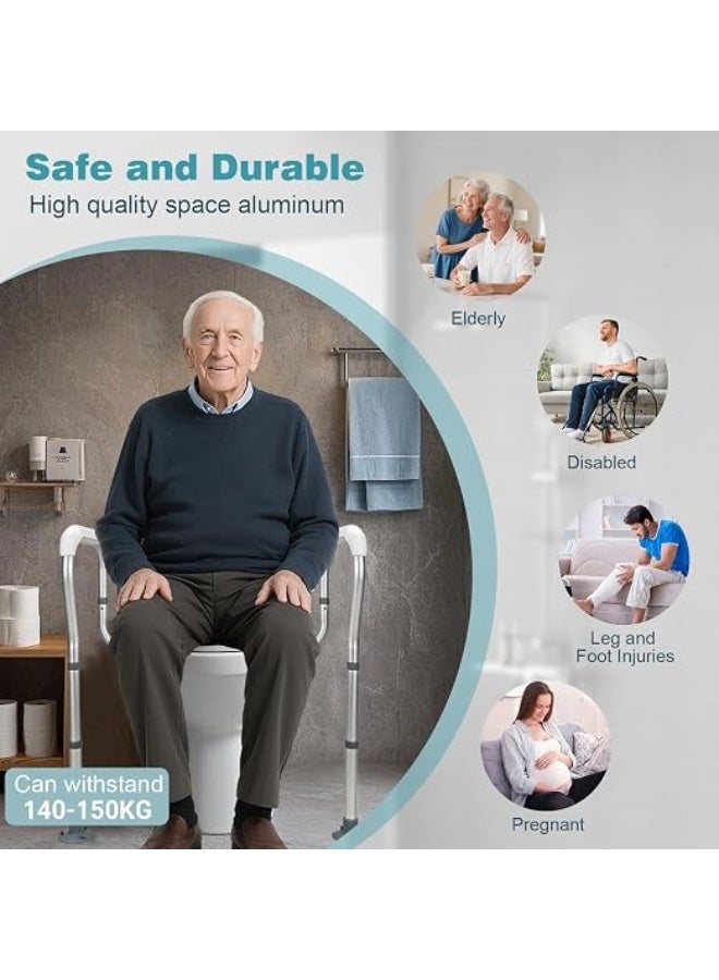 Toilet safety frame, toilet safety bars, assistive handles for the elderly and disabled - Image 4