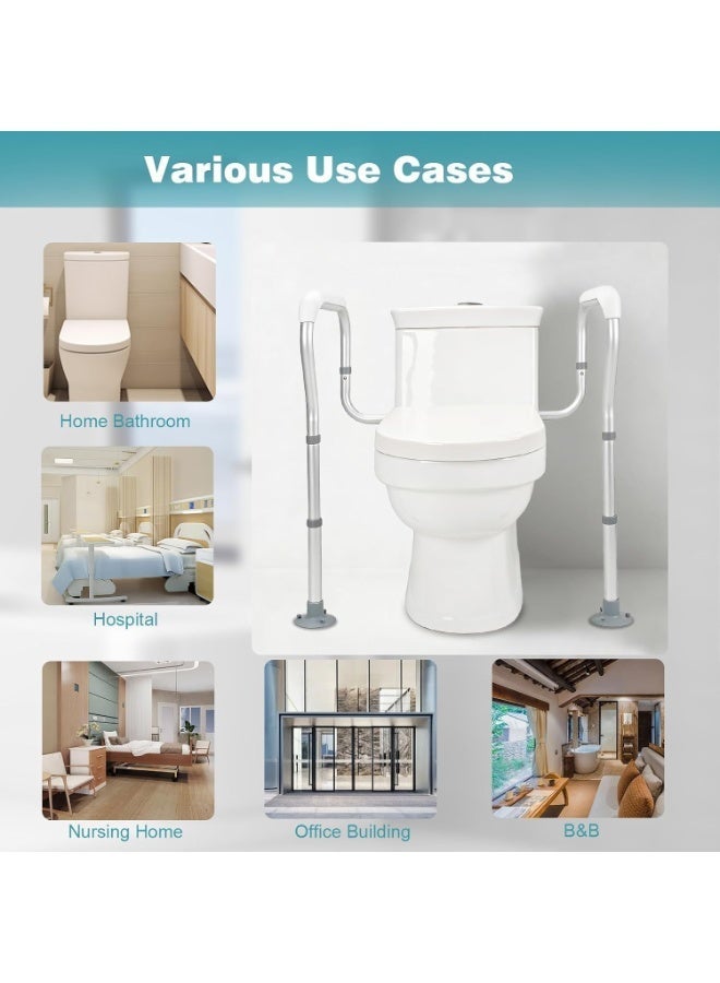 Toilet safety frame, toilet safety bars, assistive handles for the elderly and disabled - Image 2
