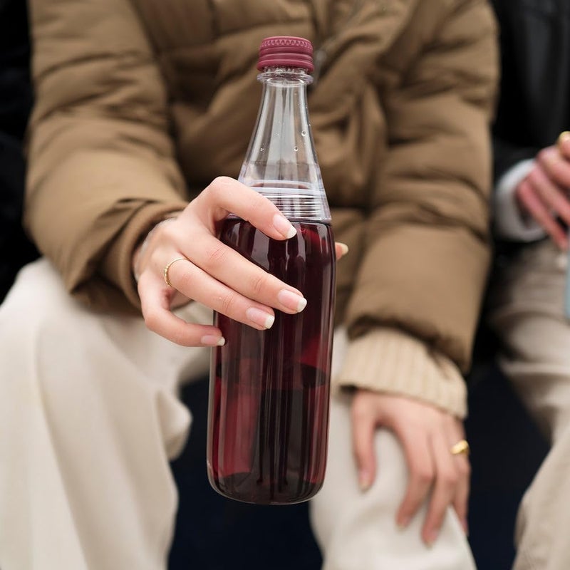 Aladdin Fresco Twist & Go Water Bottle 0.7L Burgundy Red - Leakproof and Dishwasher Safe - Image 3