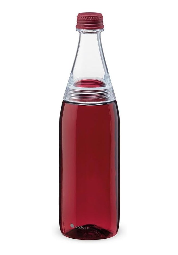 Aladdin Fresco Twist & Go Water Bottle 0.7L Burgundy Red - Leakproof and Dishwasher Safe - Image 1