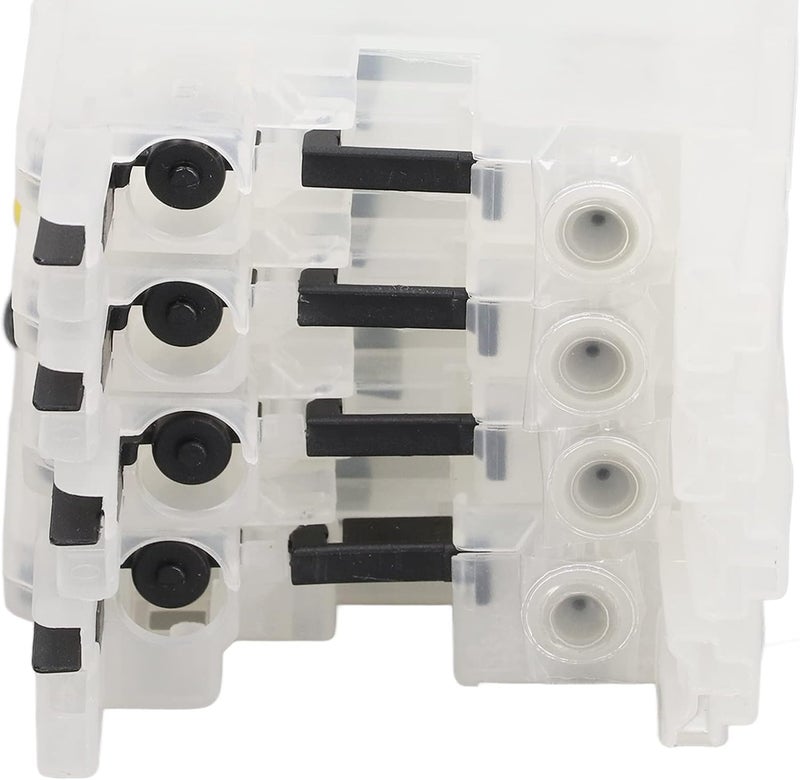4Pcs Ink Cartridges Compatible with BK C M Y 4 - Color Refillable Replacement for Inkjet Printer, Durable PP Material, No Leakage, Smooth Printing for Photos Documents - Image 3