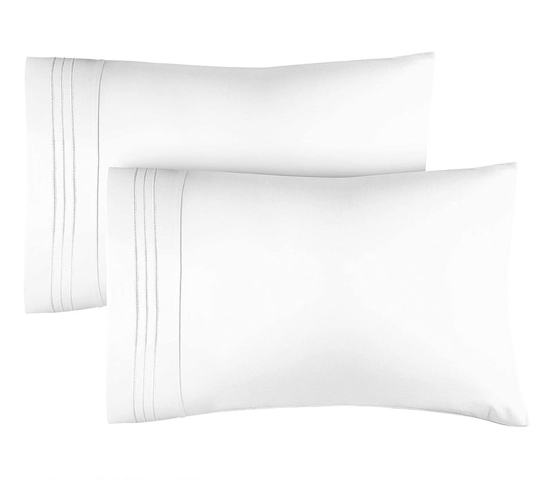 CGK Unlimited CGK Unlimited King Pillow Cases (Set of 2) - Extra Soft  Hotel Quality Pillowcase Covers- Comfy Bedding for All- Machine Washable Pillow Protectors- 2 Piece- Terracotta  - Image 1