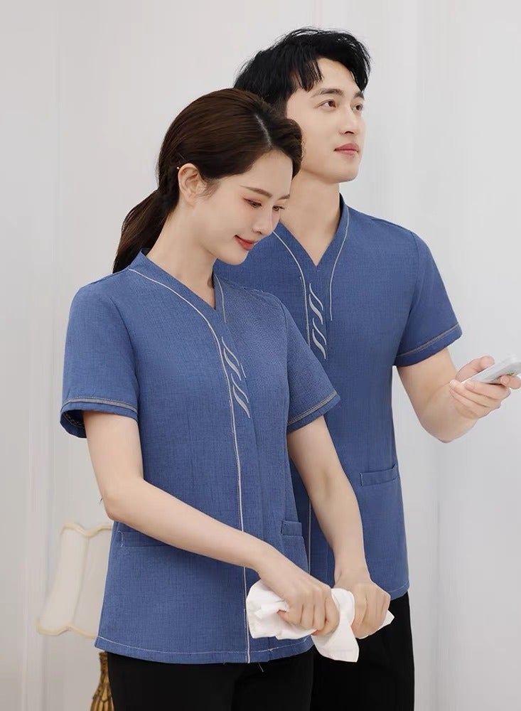 Gasin Maid Shirt Uniform Cleaning Staff Work Clothes  - Image 1