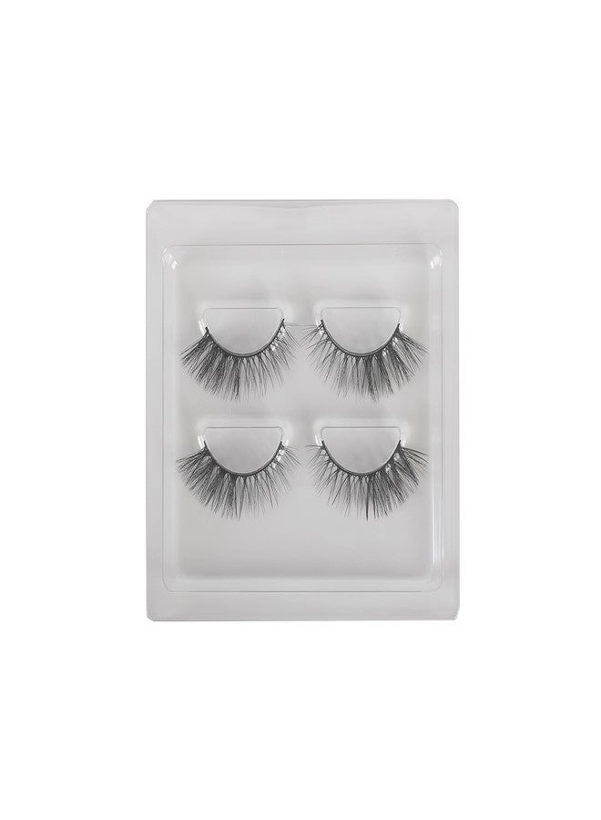Profusion Cosmetics Colourspell Eyelash 2 Pair Faux Mink Lashes, Wispy Eyelashes to Achieve Eye Catching Look, Vegan and Cruelty Free - Image 1