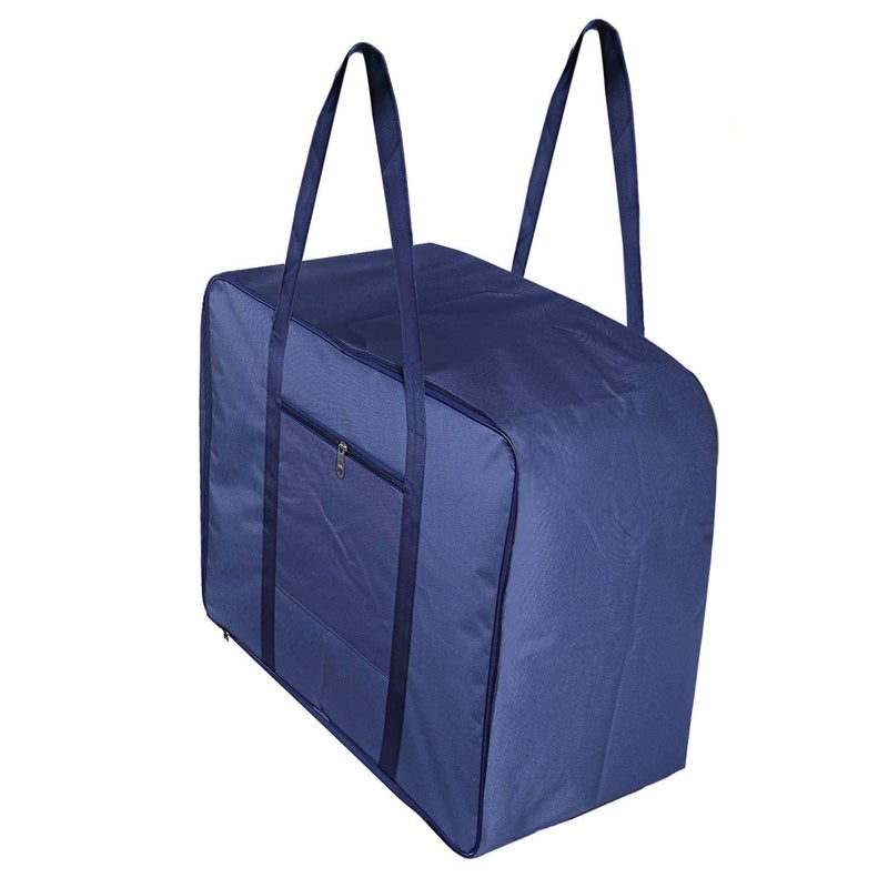 Kuber Industries Rexine Underbed Storage Clothes Bag Blue CTKTC8722 Standard - Image 1