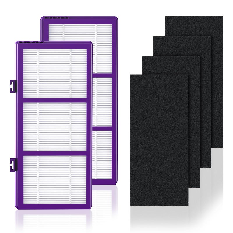 isinlive HAPF300AP Performance Plus Replacement Filter for Holmes AER1 HAPF300APU4 air Cleaner 2 True HEPA 4 Carbon Pre Filters