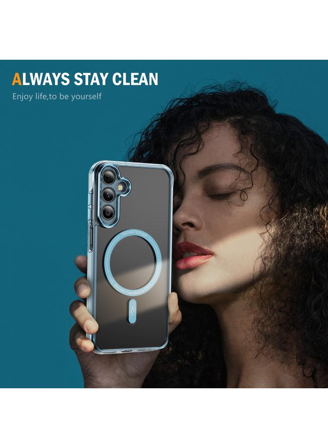 S-TOP Case For Samsung Galaxy A55 5G Airbag Magsafe PC Hybrid TPU Phone Case - Image 2