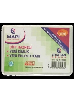 MAPi Double Chamber New ID Driver's License White 100 Pack 