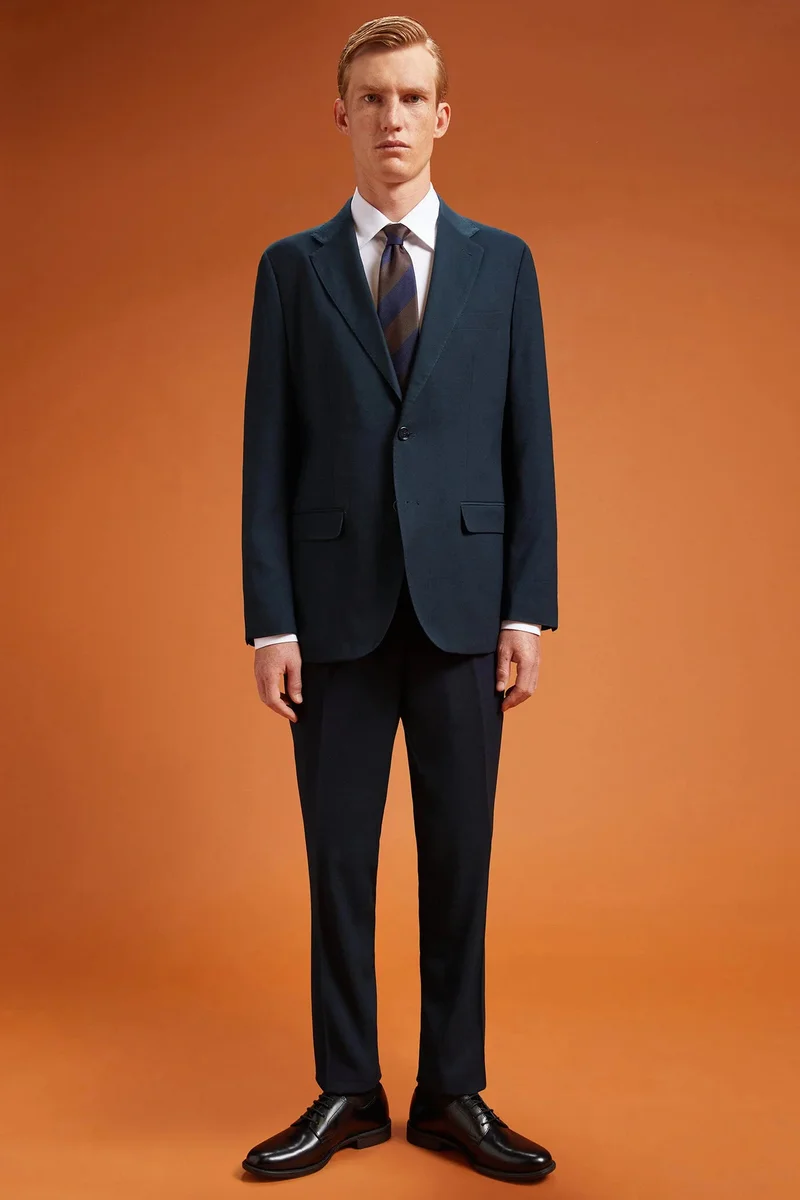 دوبل غانغر Men's single-breasted suit - Blue