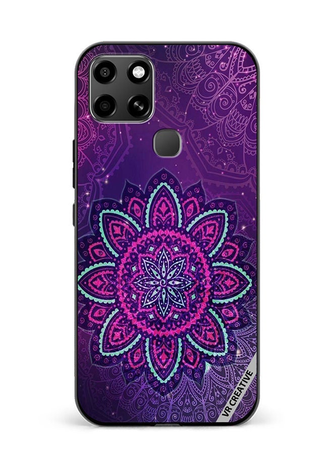 VR CREATIVE Protective Case Cover For Infinix Smart 6 Mandala Design Multicolour - Image 1