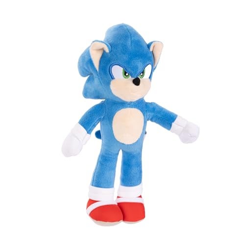 Sonic The Hedgehog 3 Movie Plush Knuckles 9-Inch Stuffed Toy Figures - Officially Licensed 3 Movie, Amazon 2-Pack Kids Plush Toy Figure Set - Image 2