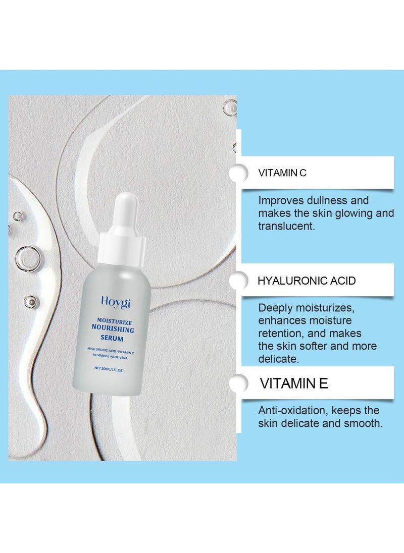 Hyaluronic Acid Hydrating Serum | With Aloe Vera Extract & Tocopherol (Vitamin E) Improves Elasticity Firms & Smooths Skin Reduces Fine Lines - pzsku/Z774F695B4B1A04C83914Z/45/_/1740563469/5e888792-3f77-4d1c-924e-2c39ece221f1