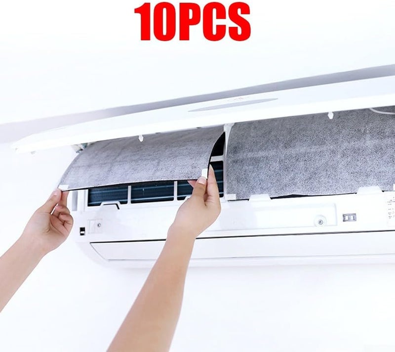 zywuoy 10 عبوات فلتر مخرج مكيف الهواء، مقاس 15.5 × 13.7 بوصة، فلتر شبكي غير منسوج، مناسب لمكيف الهواء، فلتر تهوية بديل - Image 5