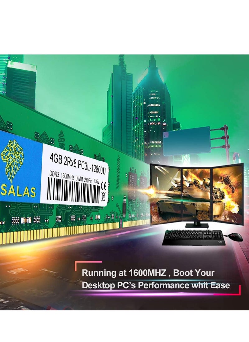 Generic PC3L-12800U 8GB 2X 4GB DDR3 1600 RAM 8GB PC3L 12800 DDR3 8GB 2Rx8 DDR3 Udimm 1.35V CL11  - Image 3