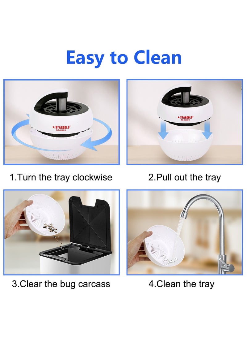 Stargold Insects Killer UV Light Mosquito Killer 5W For Restaurant, Office, Kitchen, Bedroom-White - Image 4