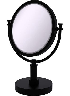 Allied Brass Allied Brass DM-4/4X-BKM 8-Inch Table Mirror with 4X Magnification, 15-Inch, Matte Black 