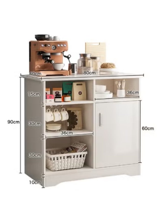 كيكي خزانة جانبية بتصميم عصري بسيط بلمسة نهائية طبيعية لغرفة المعيشة والمطبخ - Image 2