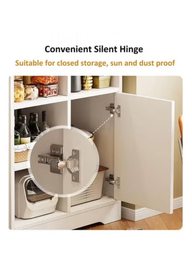 كيكي خزانة جانبية بتصميم عصري بسيط بلمسة نهائية طبيعية لغرفة المعيشة والمطبخ - Image 3