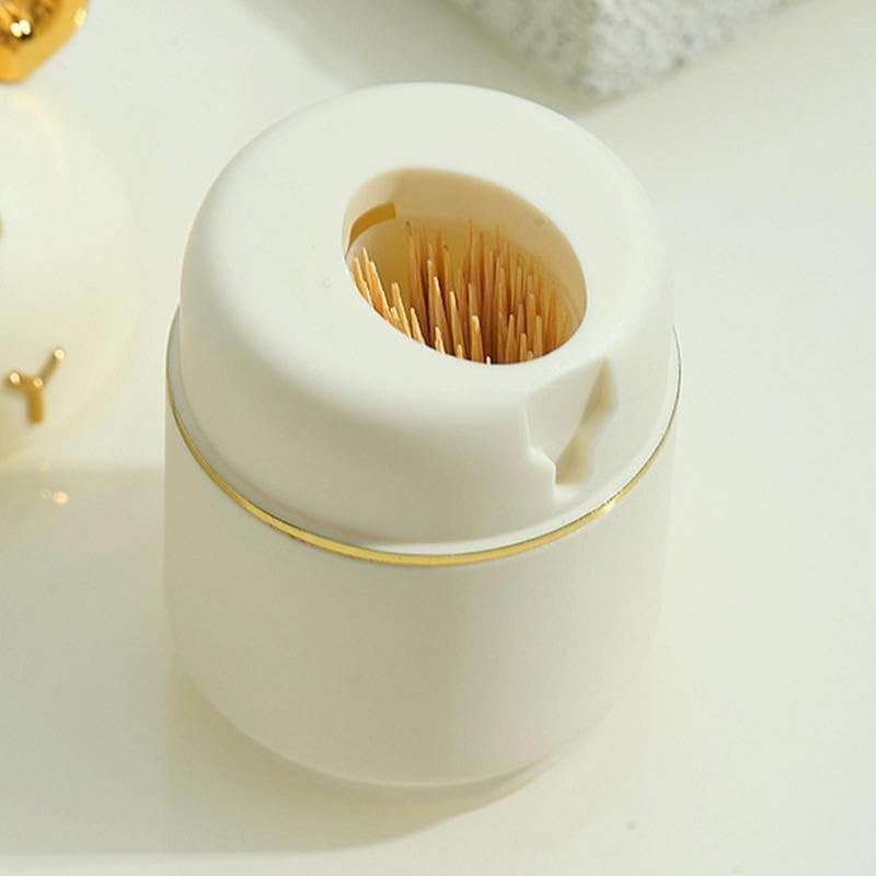 RHYDON Toothpick Holder Dispenser Automatic Container for Home Kitchen Restaurant Toothpick Holder for Dining Table Toothpick Dispenser for Kitchen Toothpick Case Stand - Image 4
