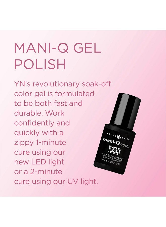 Young Nails Maniq Gel Polish Color Gel Nail Polish For Natural Or Artificial Nails Cure With Led Or Uv Light Soak Off Gel Polish 0.34 Fl Oz. - Image 2