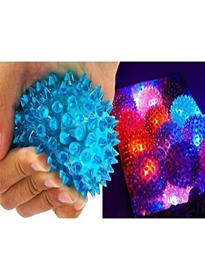 NPRC Elastic Spike Ball with LED Flash Light & Sound - 6 cm(Pack of 2) - Image 5