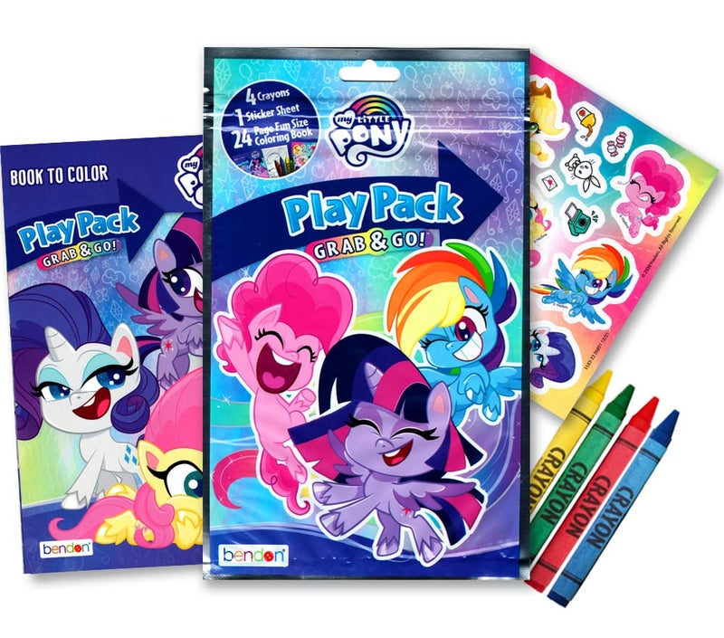 Bendon My Little Pony Coloring and Activity Book Bundle with Coloring Book, Stickers and More - Image 4