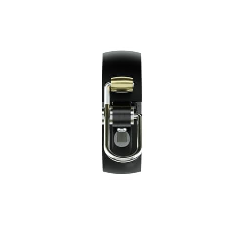 Knog Oi Luxe Bike Bell Black – Sleek Low Profile Bicycle Bell for Adults, Durable Metal & Vegan Leather, Clear Tone, Easy Install for Flat Bars & Drop Bars (Small 22.2mm / Large 23.8–31.8mm) - Image 4