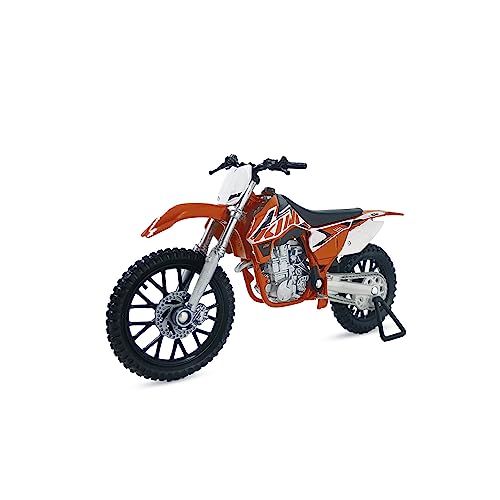 Welly Die Cast Motorcycle Orange KTM 450 SXF 118 Scale Collectable Model Motorcycle Dirt Bike - Image 1