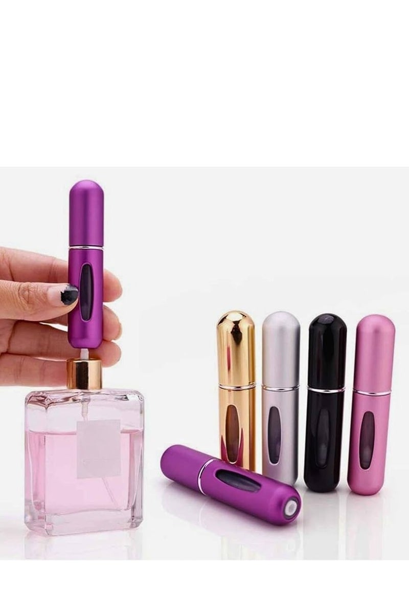 مجموعة زجاجات عطر لإعادة التعبئة مكونة من 5 قطع - Image 1