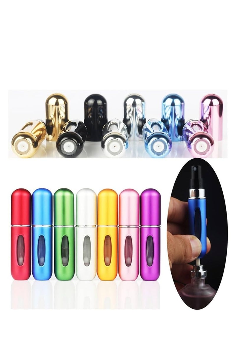 مجموعة زجاجات عطر لإعادة التعبئة مكونة من 5 قطع - Image 2