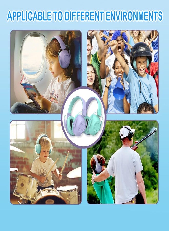 Qozybuds 2 Pack Noise Cancelling Headphones for Kids, SNR 29dB Safety Noise Reduction Ear Muffs for Event/Concert - Image 4